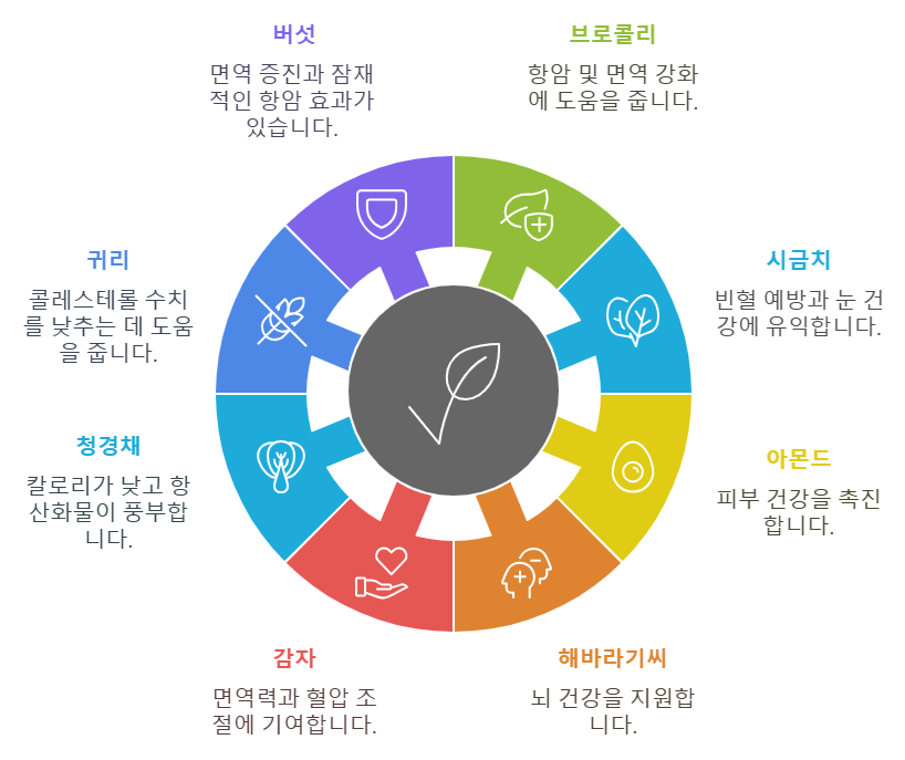 식물성 단백질 함유 음식
