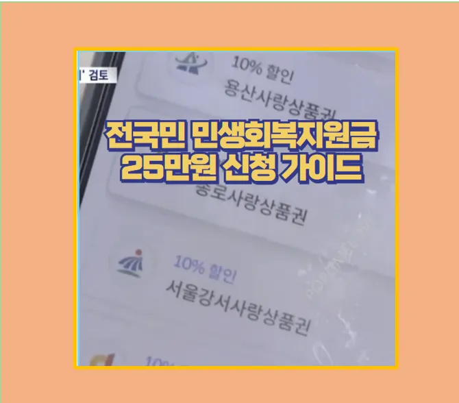 전국민 민생회복지원금