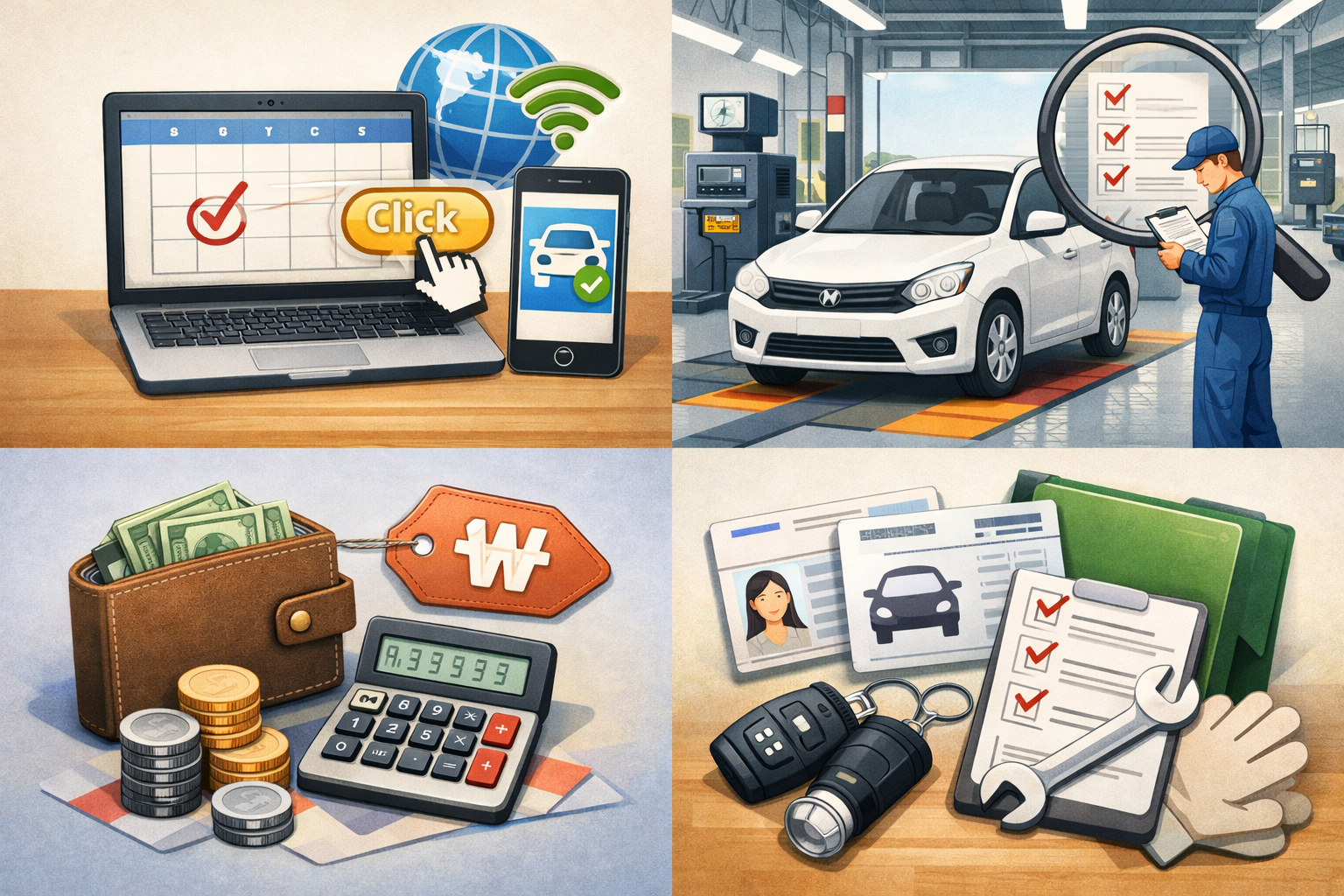 자동차 검사 예약 방법 총정리｜온라인 예약부터 비용&middot;준비물까지 한 번에 해결 관련 사진