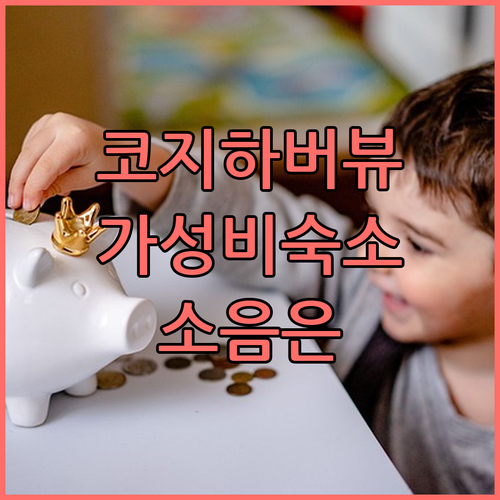 호텔 코지 하버 뷰, 가성비 VS 소