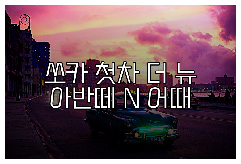 쏘카 첫차 더 뉴 아반떼 N 어때