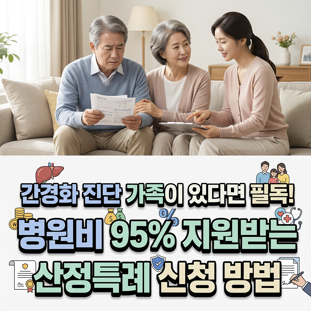 간경화 진단받은 가족이 있다면 필독! 병원비 95% 지원받는 산정특례 신청법