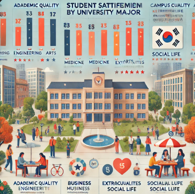 대학 학과별 학생 만족도 및 학교생활 분석 관련 사진