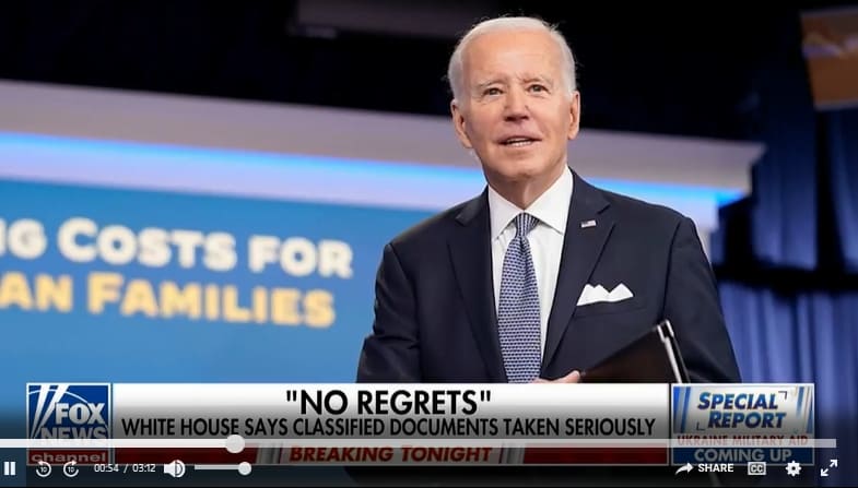 FBI, 바이든 집에서 더 많은 기밀 순서 압수 VIDEO:DOJ seizes more classified docs from Biden's Wilmington home after 12-hour FBI search