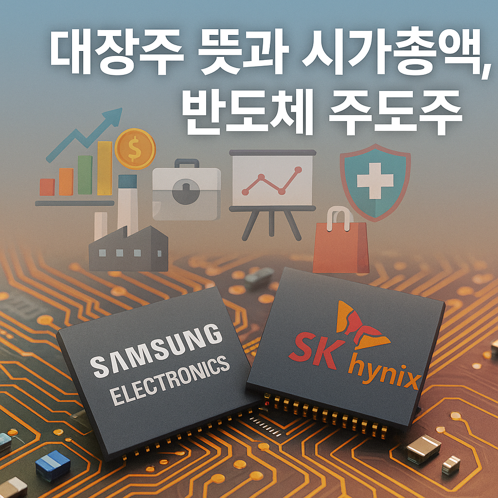 대장주 뜻과 시가총액, 반도체 주도주