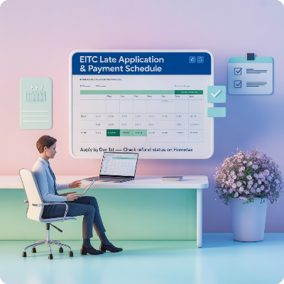 근로장려금 기한후 신청 지급일 이미지