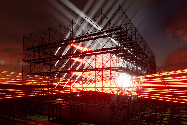 한강빛섬축제 레이저 아트(Laser Art)