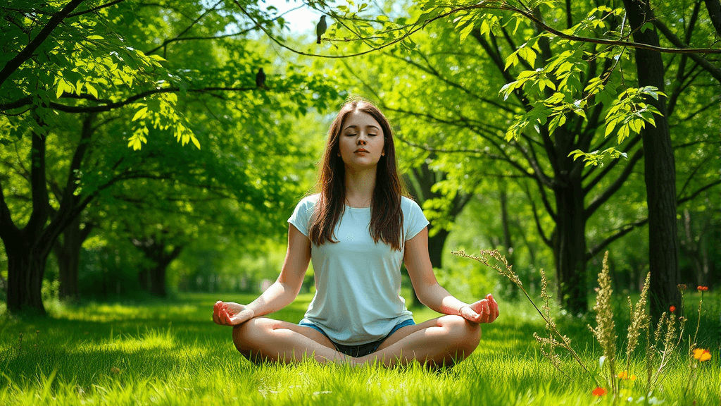 스트레스 해소로 면역력 강화, 자연 속 명상