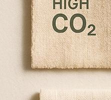 의류 소재_탄소 배출량비교를 위해 cotton, linene,wool등의 소재 이미지 표현
