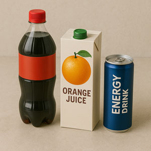 혈당 스파이크 음식 - 설탕 음료