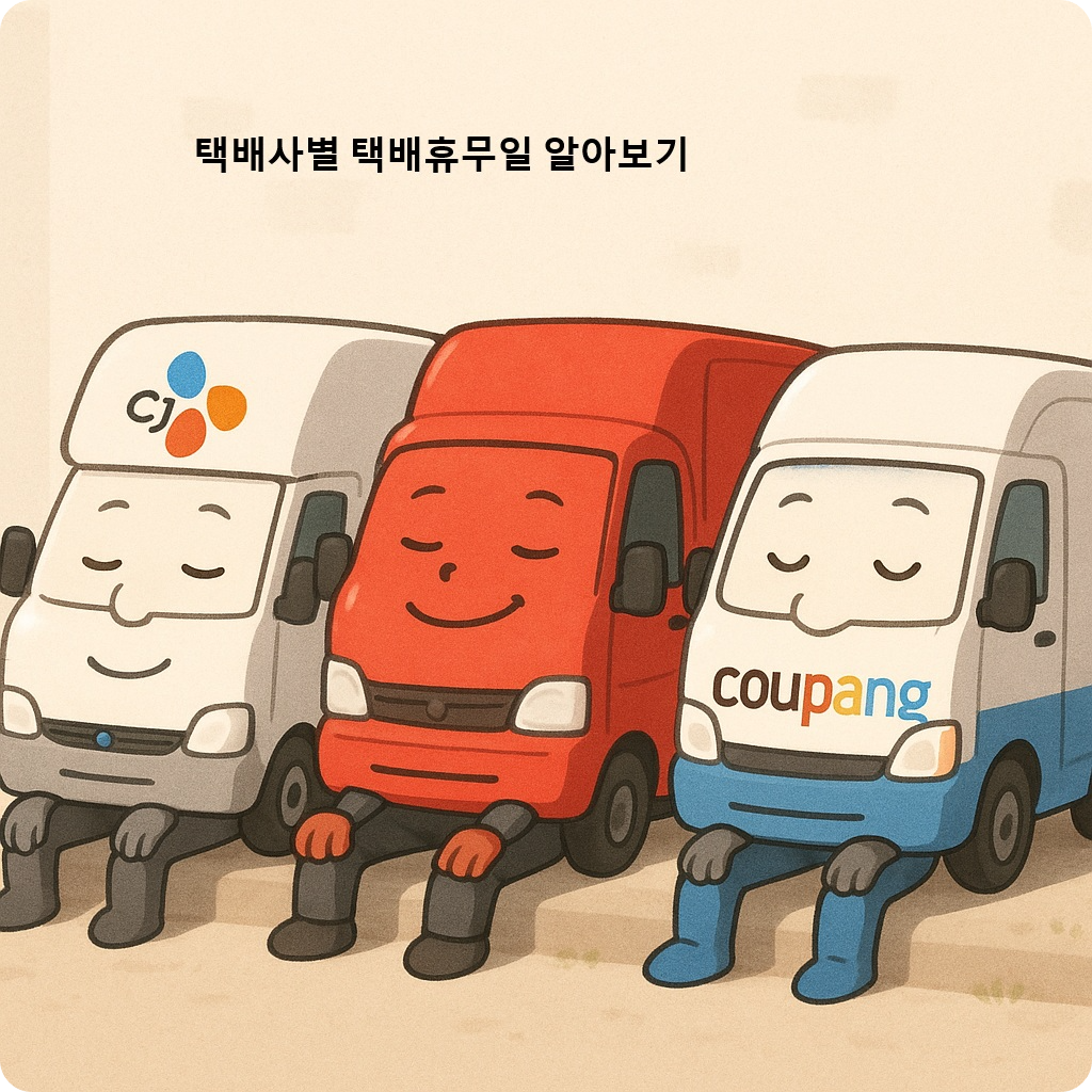 택배휴무일관련사진