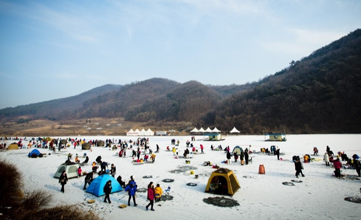 동막골 안성 빙어축제
