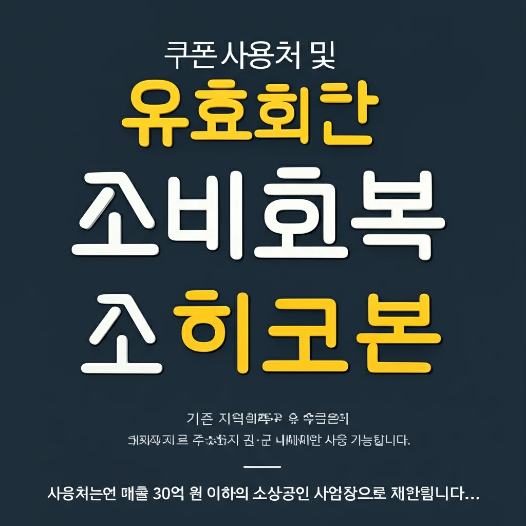 민생회복 소비쿠폰 2차, 복잡한 절차..