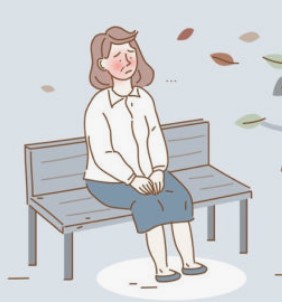 갱년기 여성 사진