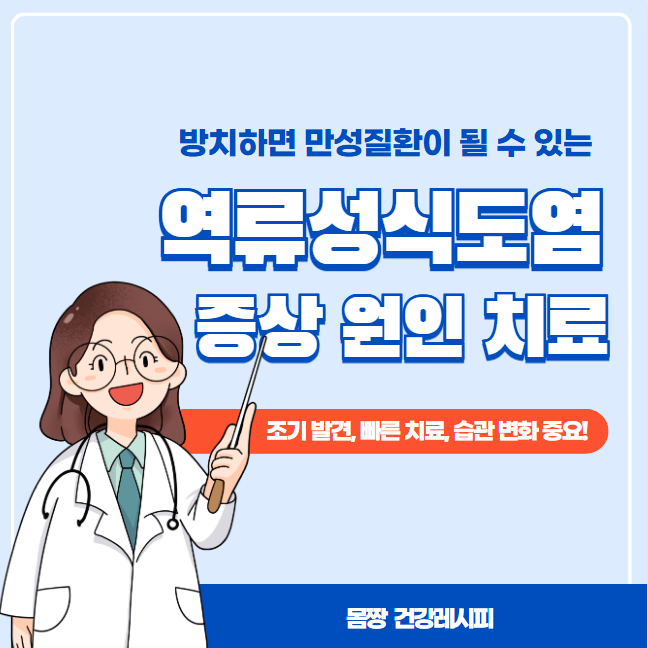 역류성식도염 증상 원인 치료 완벽정리