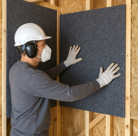 목조주택 방음공사 시공사진