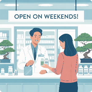 주말 문여는 약국 이미지
