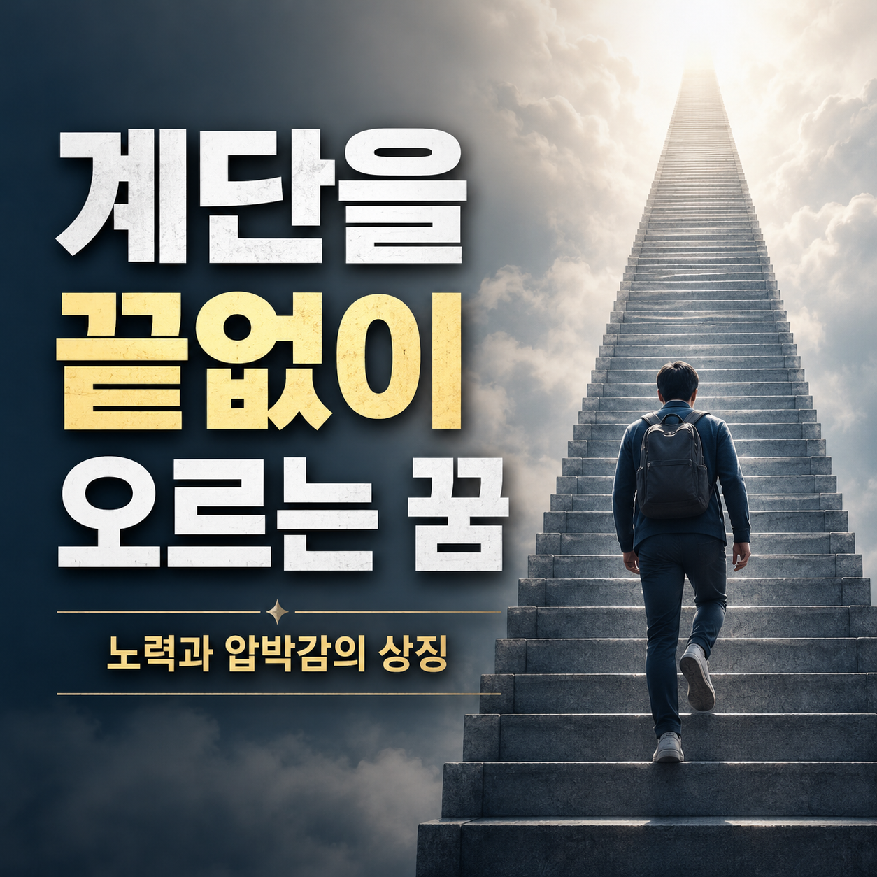 계단을-끝없이-오르는-꿈-노력과-압박감의-상징-이미지