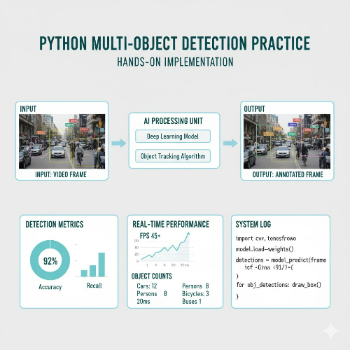 Python에서 다중 객체 검출(Multi-Object Detection) 실습