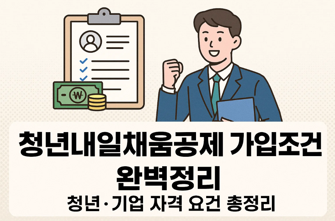 청년내일채움공제 가입조건 완벽정리|청년·기업 자격 요건 총정리