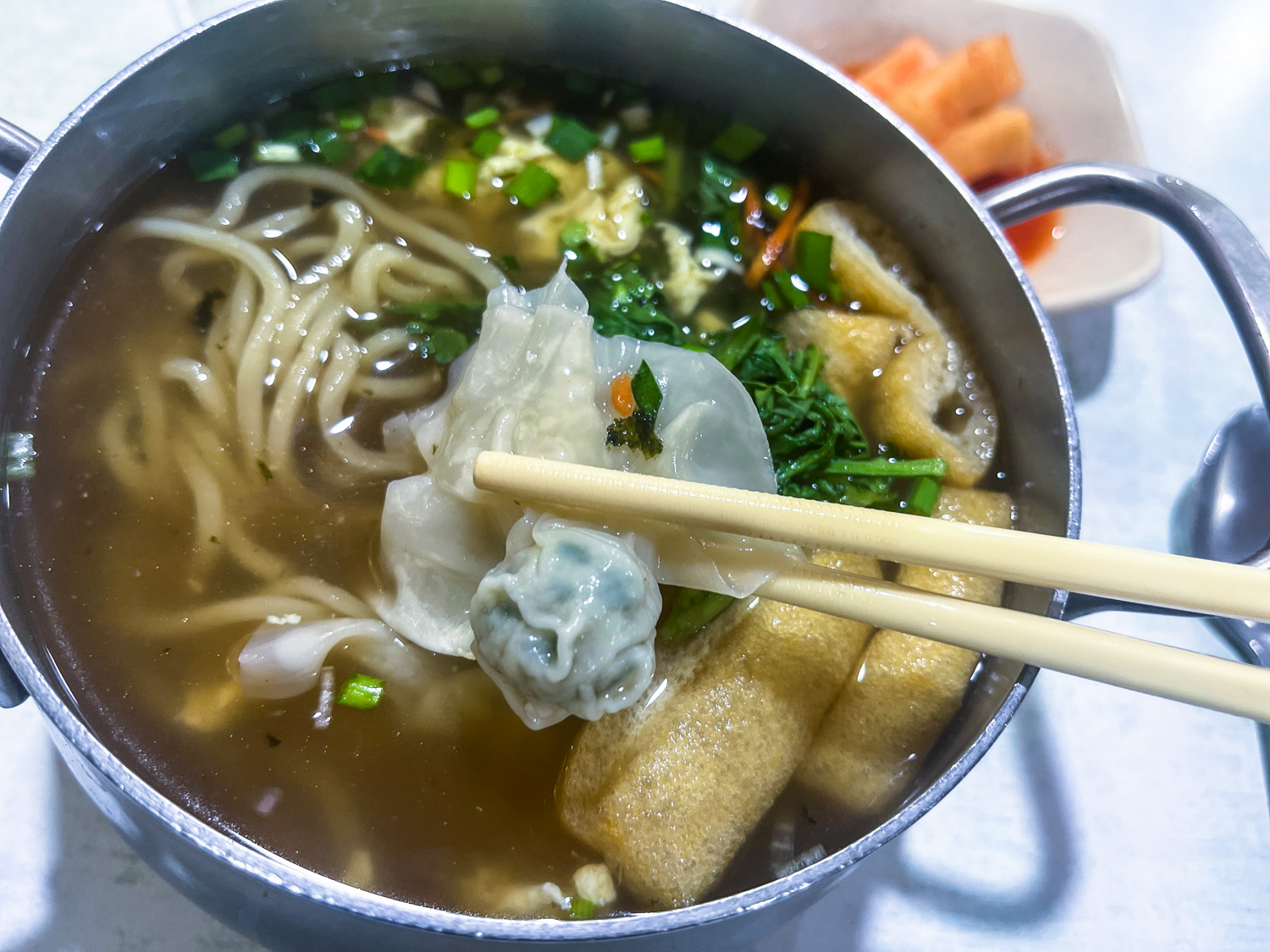 명동 명화당 냄비국수