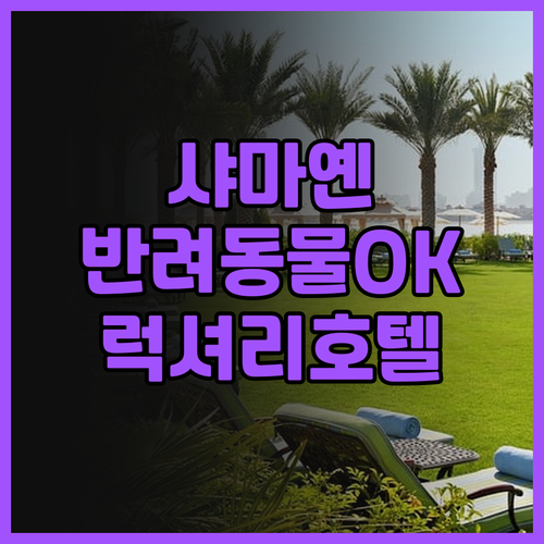 샤마 옌-아캇 방콕 호텔 후기 반려동