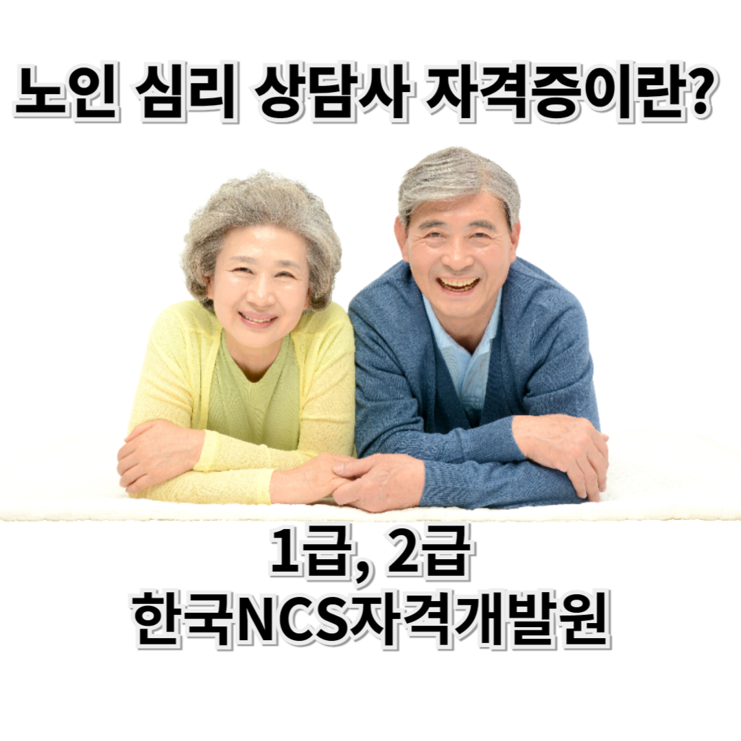 노인 심리 상담사 자격증이란? 1급&#44; 2급 : 역할&#44; 중요성&#44; 그리고 국가자격증 취득 가이드
