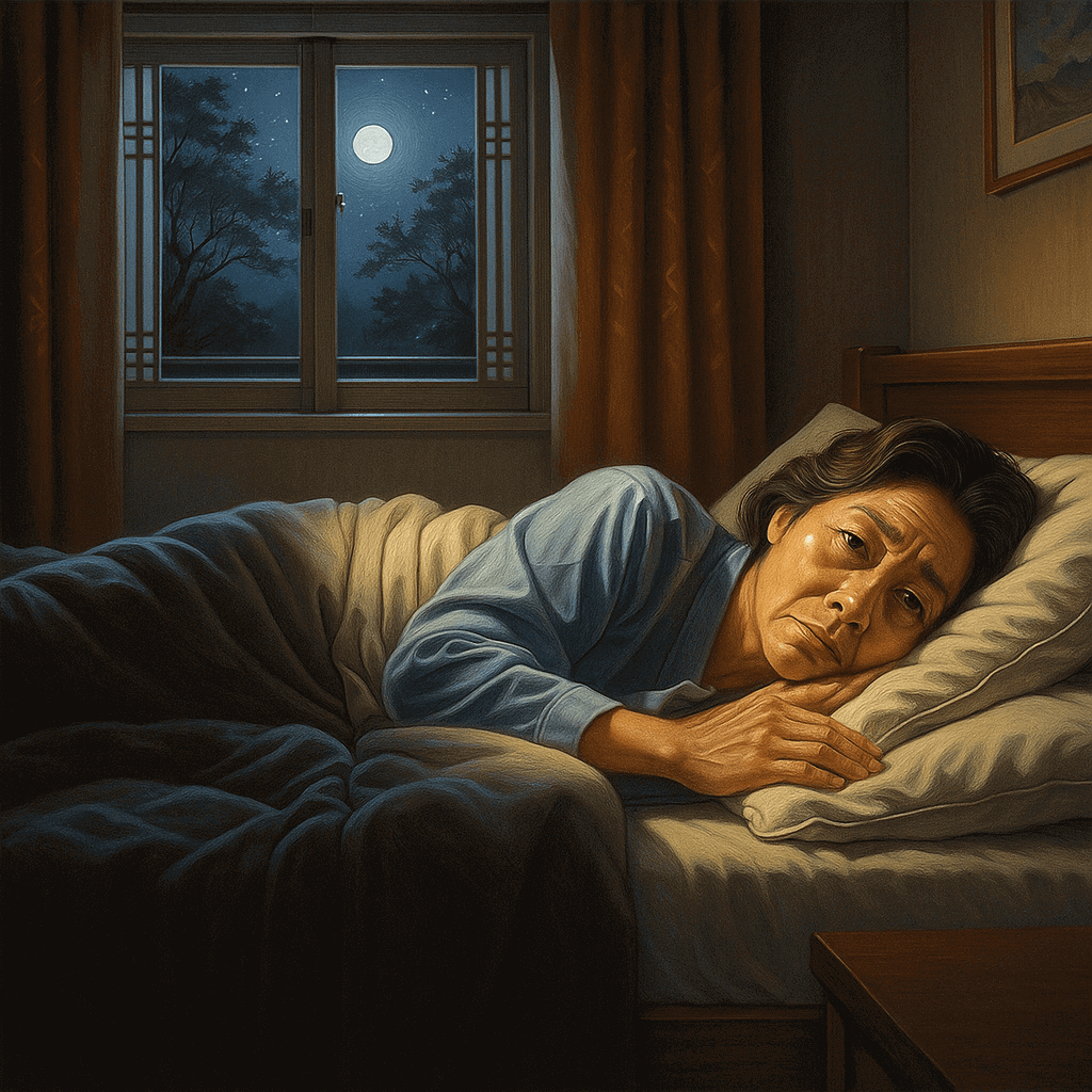 50대수면장애 불면증고통