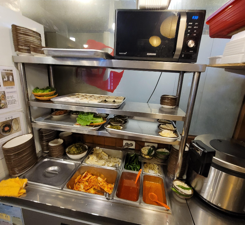 가장맛있는족발 셀프바