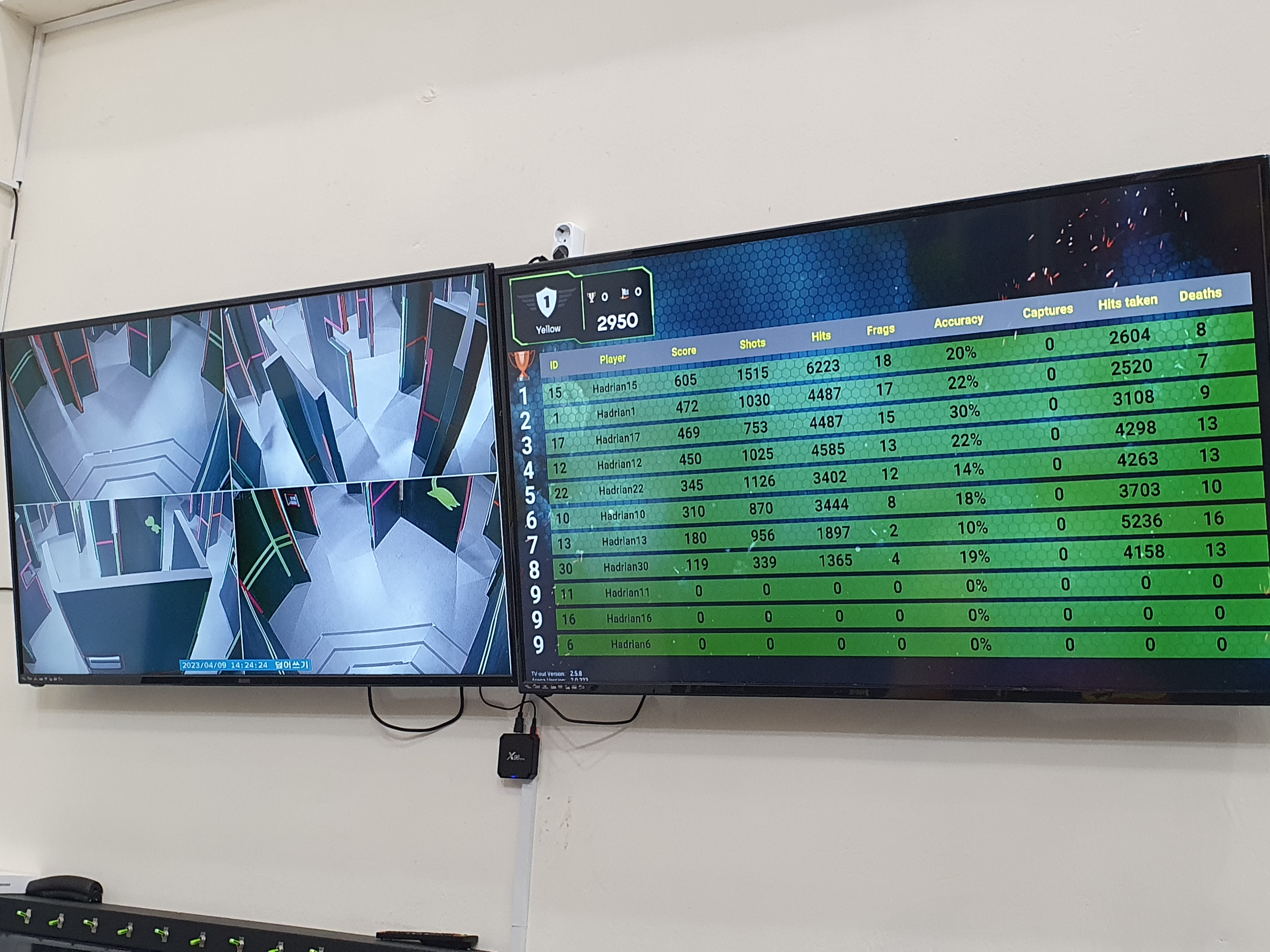 익산 다이노 키즈월드 서바이벌 게임장cctv와 기록