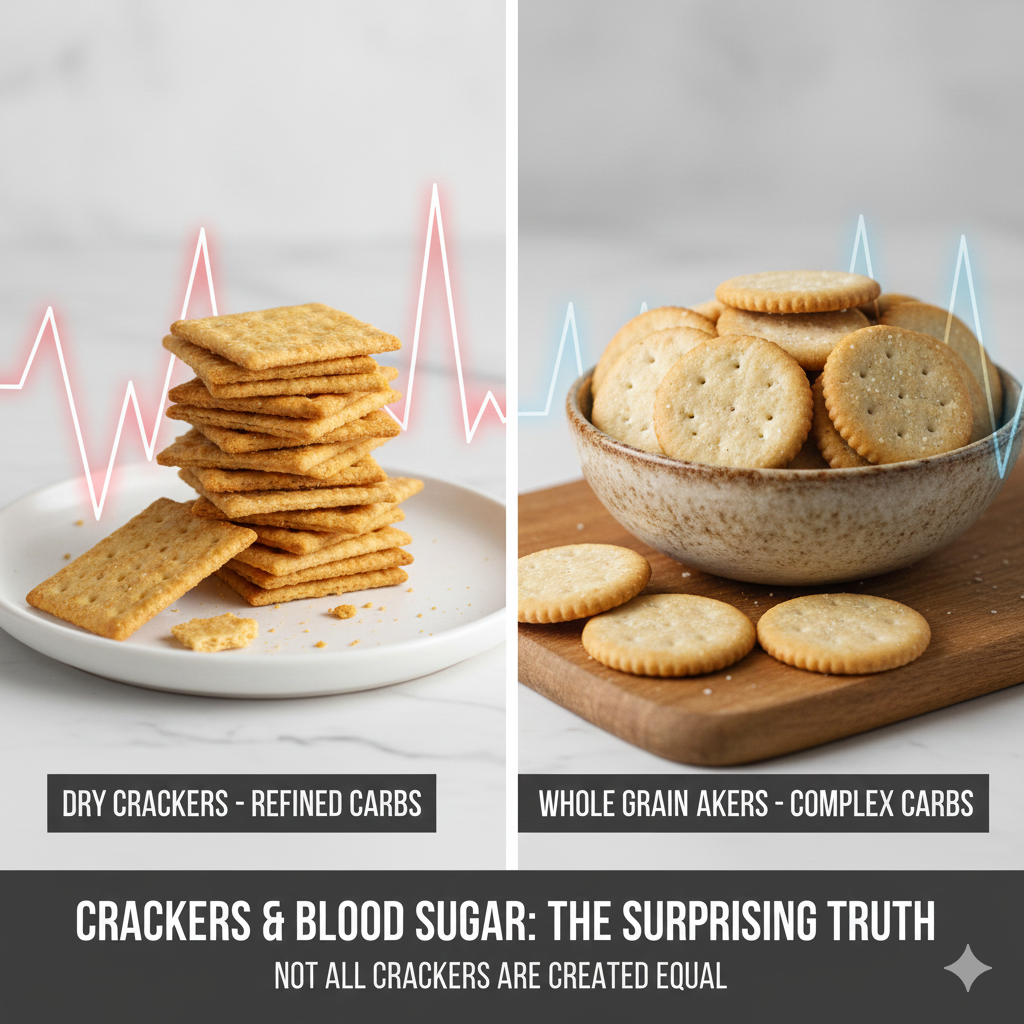 혈당에 덜 해로울 것 같은 크래커들