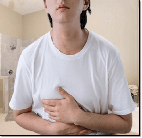 위염이 있는 남성