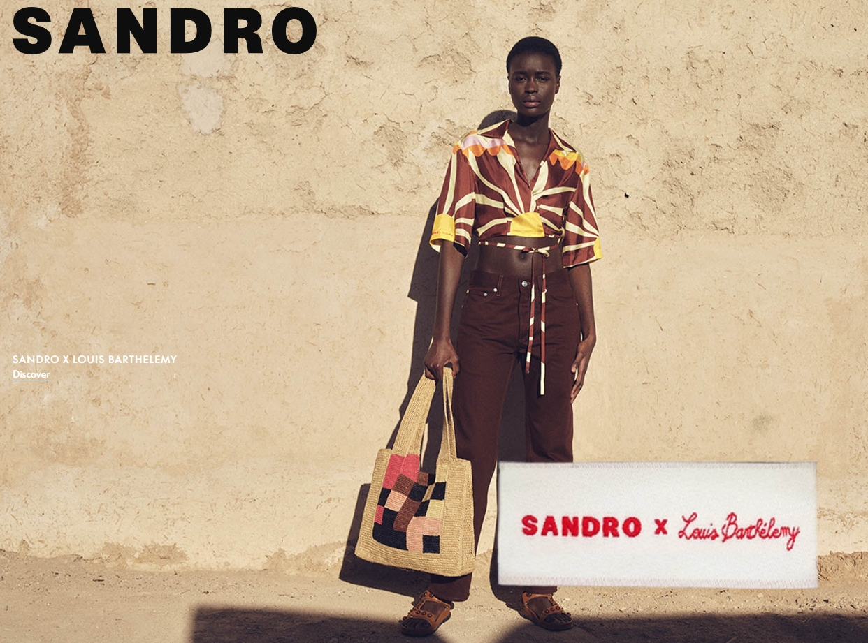 패션히스토리- 산드로와 루이 바르텔레미의 콜라보레이션