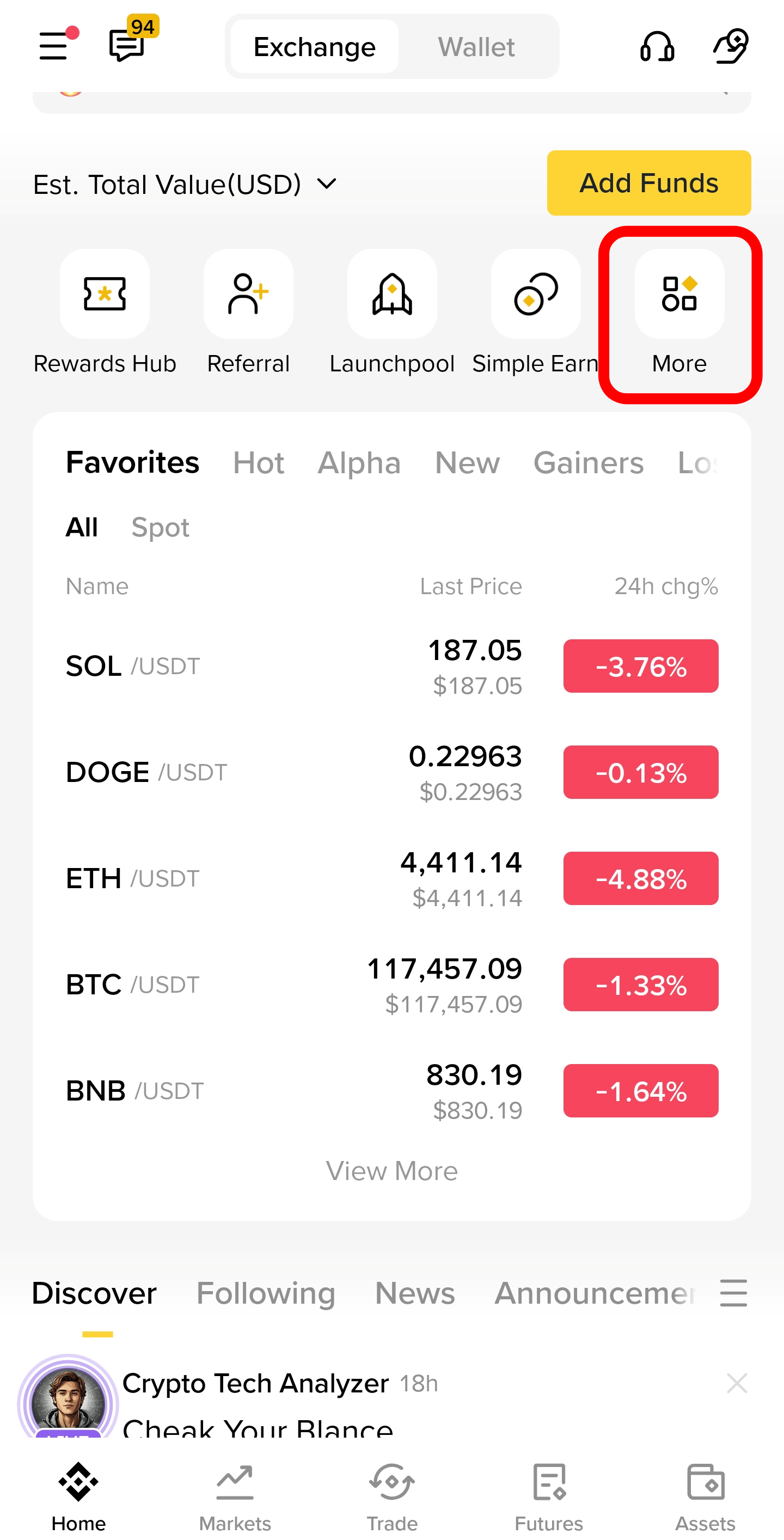바이낸스 웹3 지갑 Binance Wallet 생성 화면&amp;#44; 새 지갑 만들기와 임포트 옵션 안내