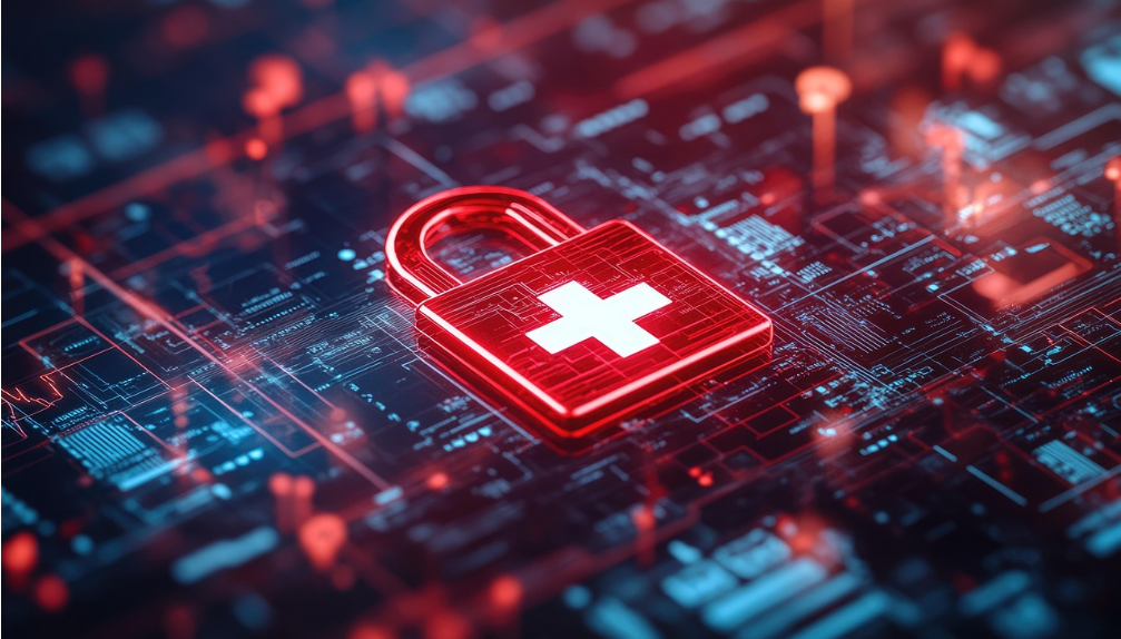 Digital medical cross Background