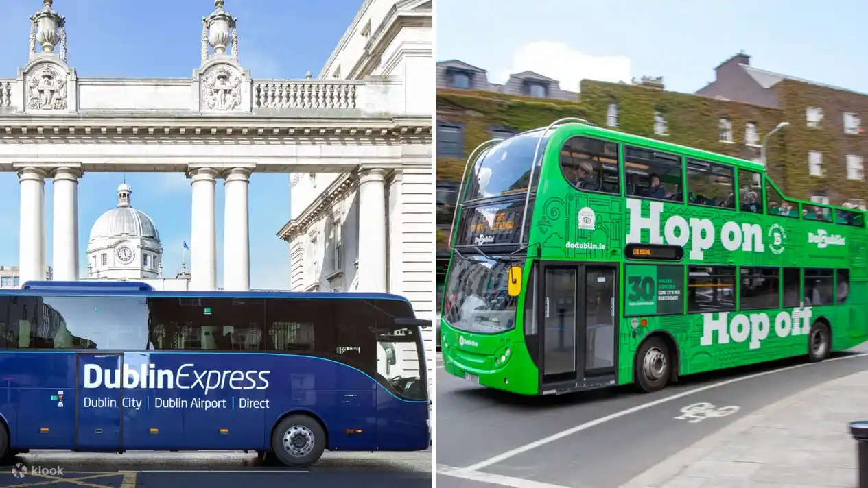 더블린 익스프레스 공항 이동 & 시티투어 버스 홉온 오프 아일랜드