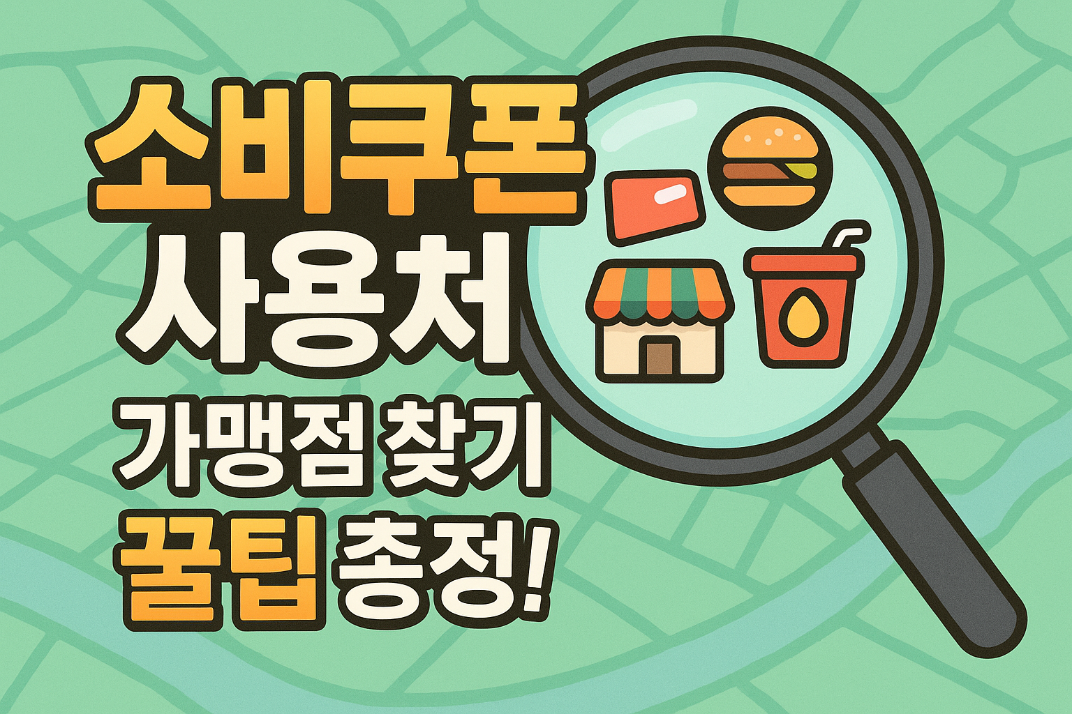 소비쿠폰 사용처 조회,가맹점 찾기 꿀팁