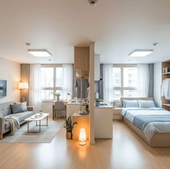 월세를 내며 살고 있는 집 내부사진