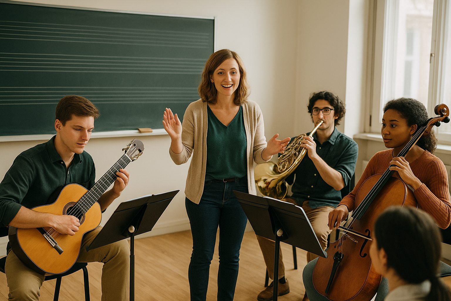 서유럽 음악 대학 수업