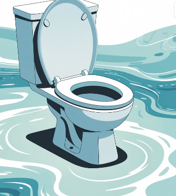 내가 싼 똥이 변기가 막혀 넘치는 꿈