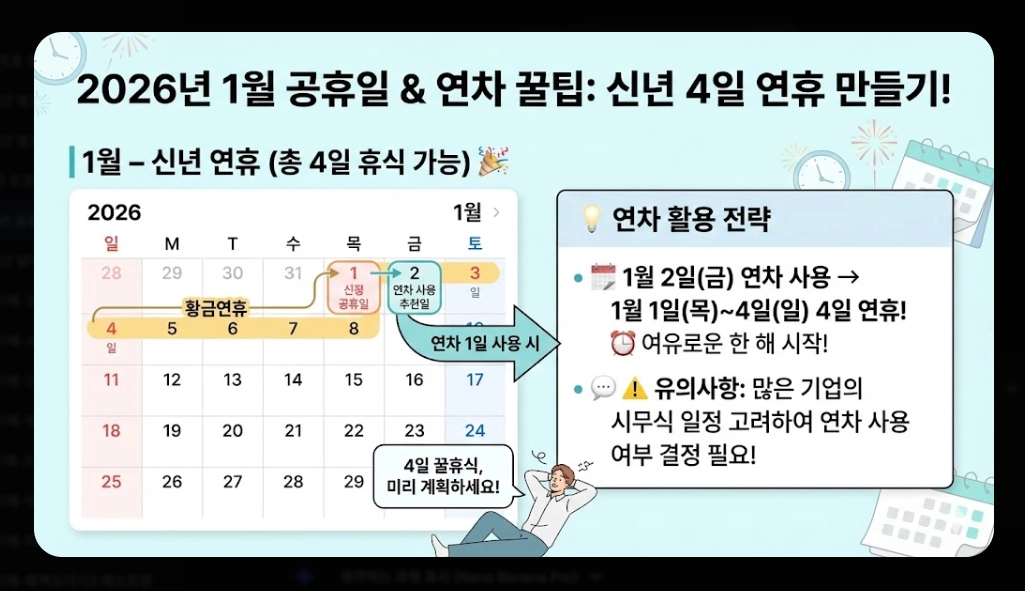 2026년 공휴일 총정리 대체공휴일 완벽 분석