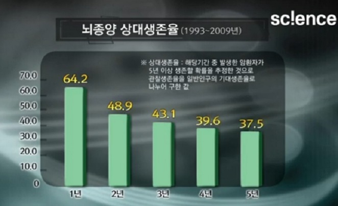뇌종양생존율