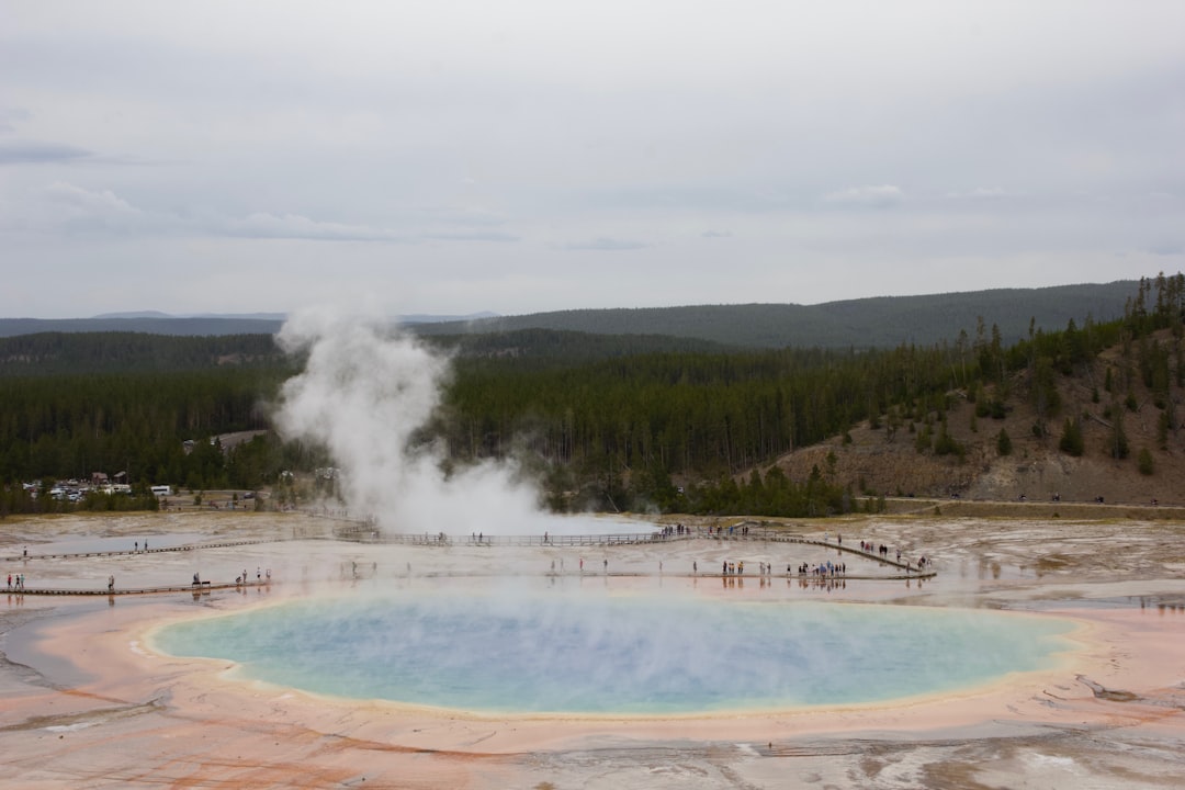 Hot spring.