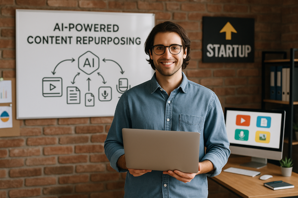AI 기반 콘텐츠 리퍼포징 서비스 개발로 스타트업 창업