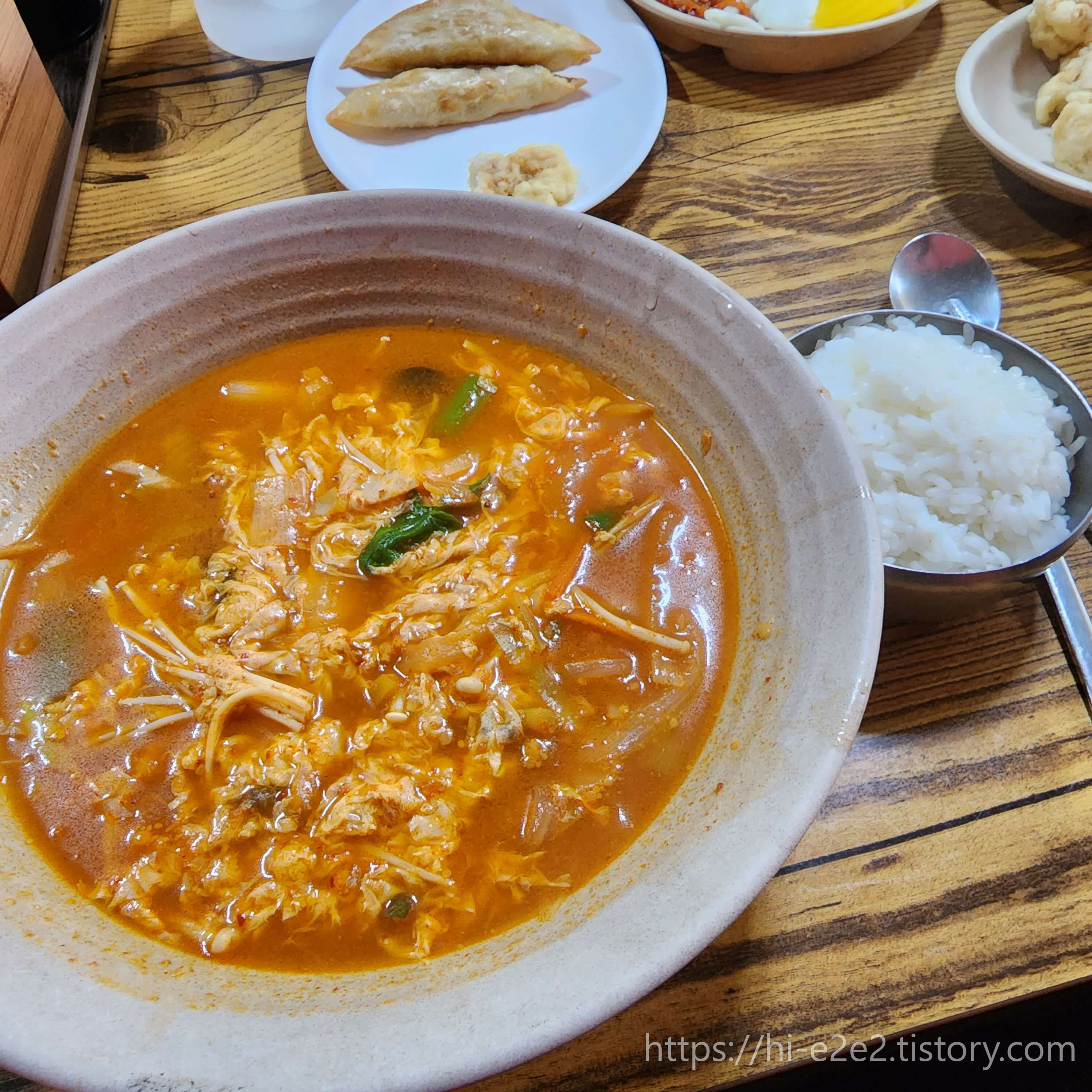 여명반점 짬뽕밥 