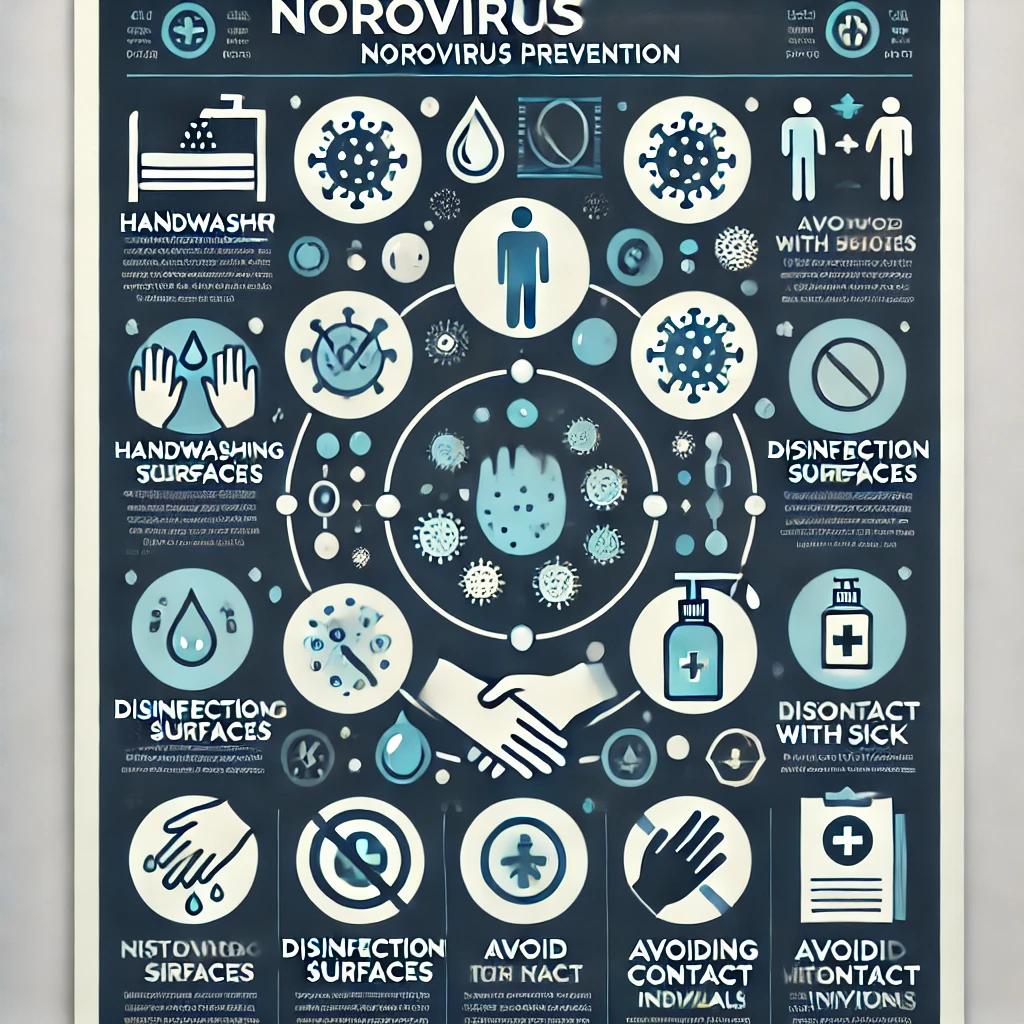 노로 바이러스 안내문