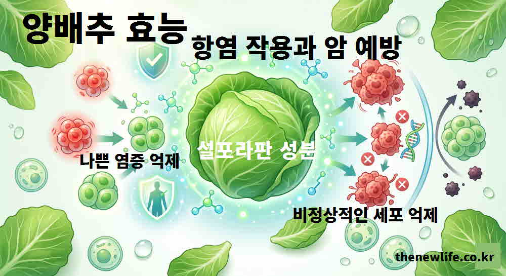 양배추 효능 항염 작용 암 예방