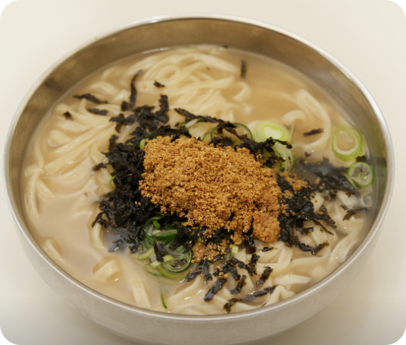 솔샘칼국수보쌈: 멸치칼국수