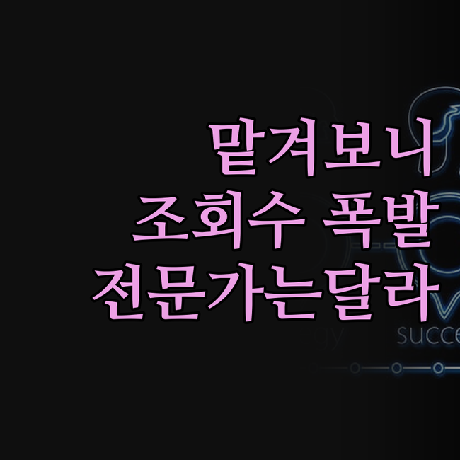 블로그 최적화? 저희가 직접 해드립니