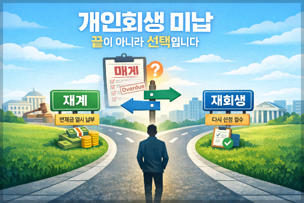개인회생 미납 대응방법